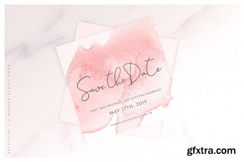 CreativeMarket - Bellissimi + 6 Free Logo Templates 3529312