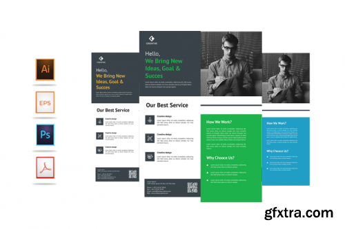 10 Professional Corporate Business Flyer bundle