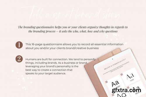 CreativeMarket - Branding Questionnaire - Canva 3509898