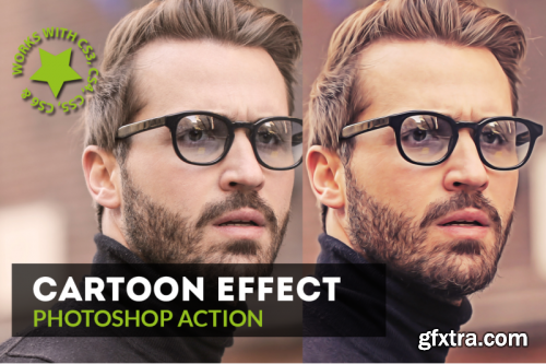 Cartoon Effect Photoshop Action