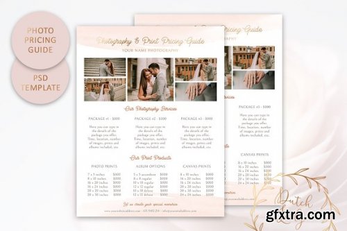 CreativeMarket - PSD Photography Pricing Guide 7 3531070