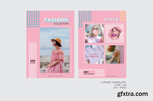 Fashion Template (2 Poster + 5 Stories)