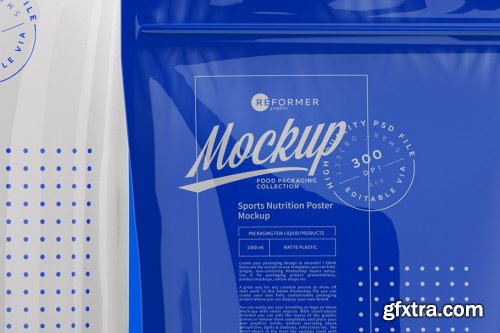 CreativeMarket - Sports Nutrition Poster MockUp 2555635