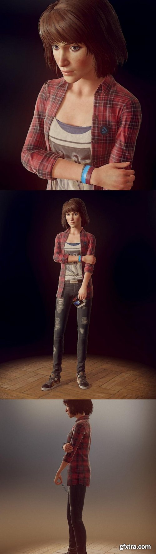 Casual Girl Standing – 3D Model