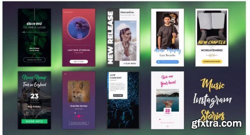 Music Instagram Stories - Premiere Pro Templates 190929