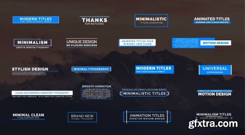 20 Animated Titles IV - Premiere Pro Templates 191449