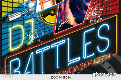 DJ Battle Flyer Template V1