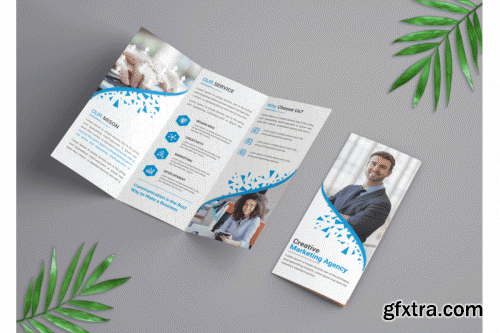 Corporate Trifold Brochure template