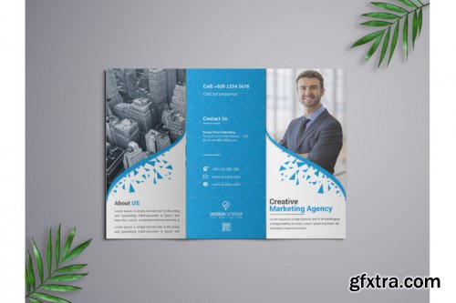 Corporate Trifold Brochure template