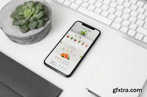 CreativeMarket - iPhone X Mock-Up's 2150117