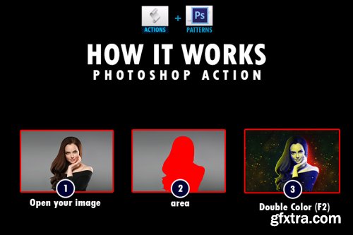 Double Color Photoshop Action
