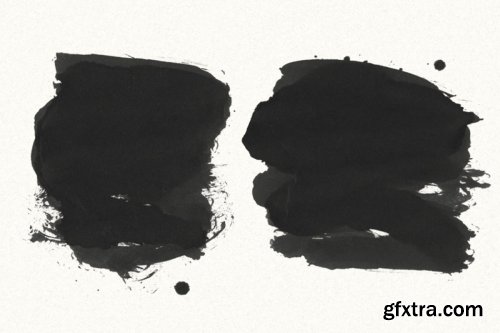 CreativeMarket - 30 Gofe Ink Photoshop Brushes 3556166