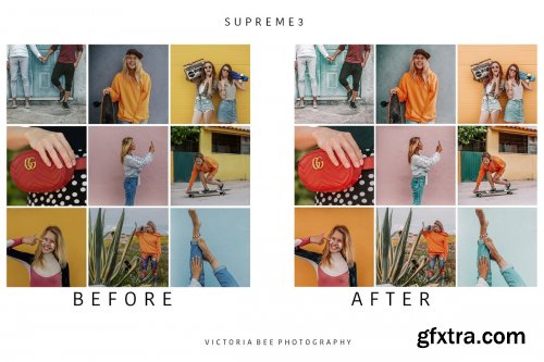 CreativeMarket - 5 Mobile Lightroom presets SUPREME 3527264