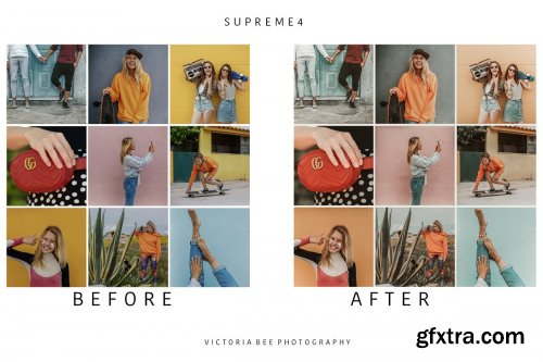 CreativeMarket - 5 Mobile Lightroom presets SUPREME 3527264