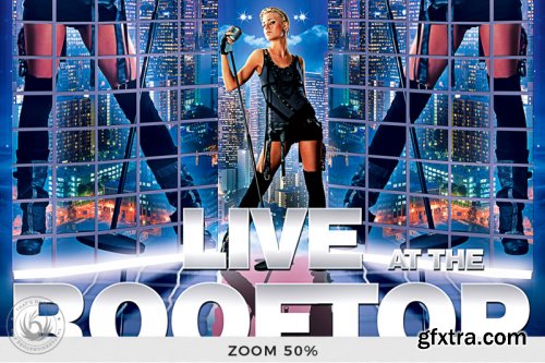 Rooftop Live Flyer Template