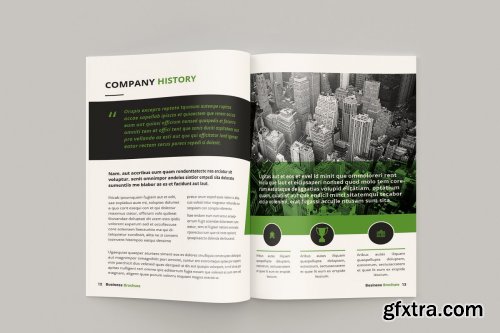 CreativeMarket - Bizy - A4 Business Brochure 3556187