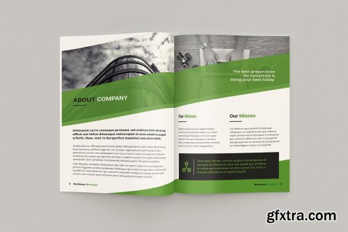 CreativeMarket - Bizy - A4 Business Brochure 3556187