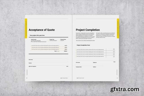 CreativeMarket - Proposal Template 3590935