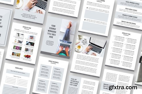 CreativeMarket - eCourse Workbook Template 3584111