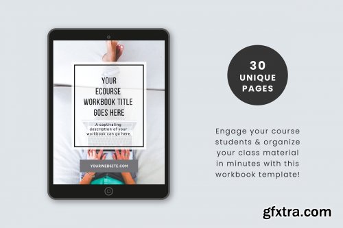 CreativeMarket - eCourse Workbook Template 3584111