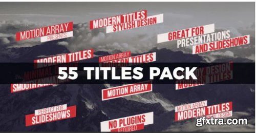 55 Titles Pack - Premiere Pro Templates 198271