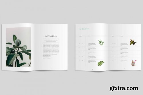 Botanical Magazine Template