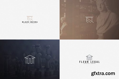 CreativeMarket - 20 Logos (Attorney & Law) 3590249