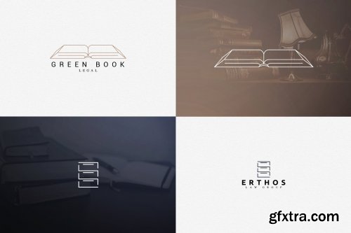 CreativeMarket - 20 Logos (Attorney & Law) 3590249