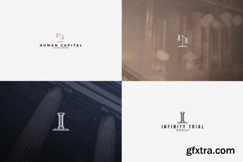 CreativeMarket - 20 Logos (Attorney & Law) 3590249