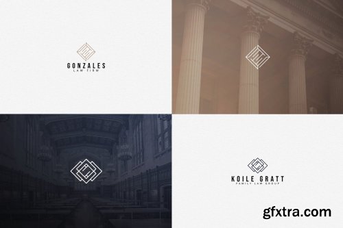 CreativeMarket - 20 Logos (Attorney & Law) 3590249