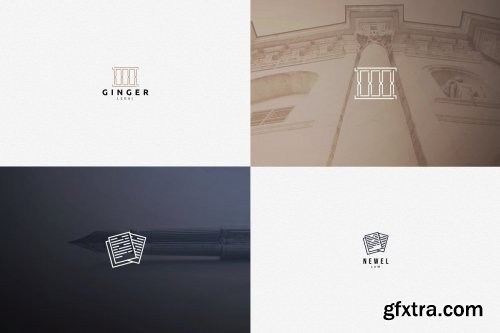 CreativeMarket - 20 Logos (Attorney & Law) 3590249