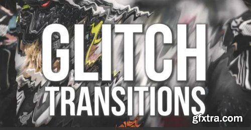 Glitch Wave Transitions Presets - Premiere Pro Templates 200372