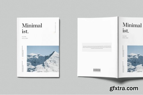 Minimalist InDesign Magazine Template