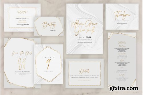 Marble Wedding Invitation