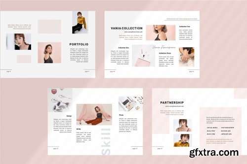 CreativeMarket - Vania Media Kit Template 3595709