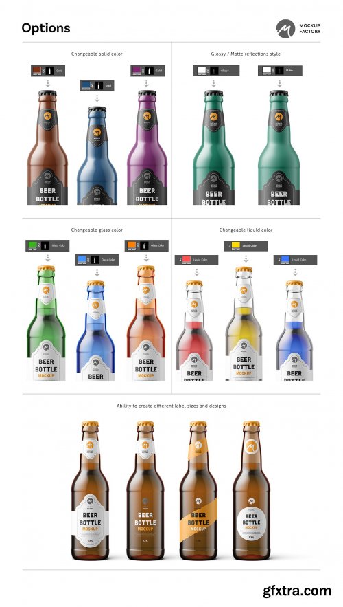 CreativeMarket - Beer Bottle Mockup 3605950