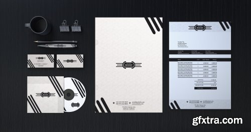 CreativeMarket - Black Branding Identity 3541234