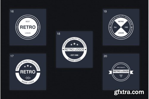 Retro Logo Template VOL.01