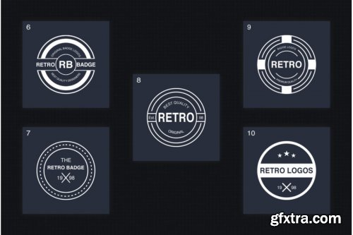 Retro Logo Template VOL.01