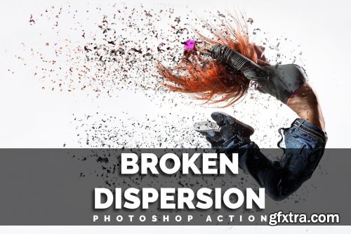 CreativeMarket - Broken Dispersion Photoshop Action 3600977