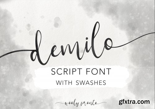 CreativeMarket - Demilo Brush Script With Swashes 3616902