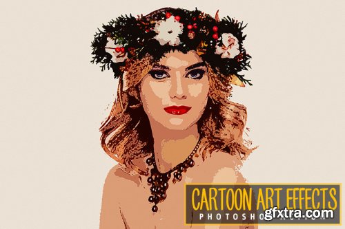 Cartoon Art Effects Photoshop Action