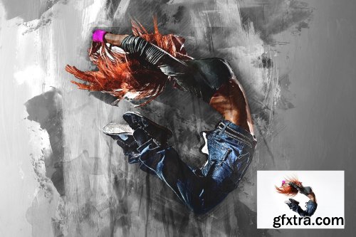 CreativeMarket - Modern Art Photoshop Action 3614460