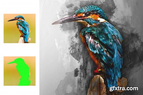 CreativeMarket - Modern Art Photoshop Action 3614460