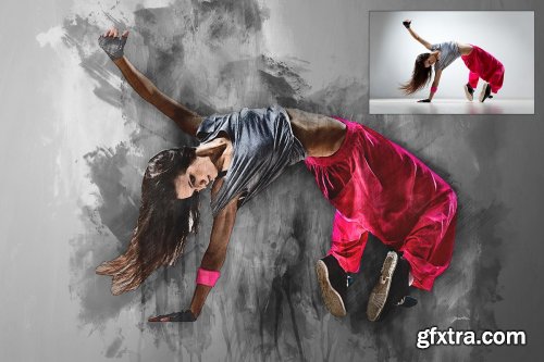 CreativeMarket - Modern Art Photoshop Action 3614460