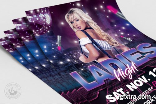 Urban Ladies Night Flyer Template