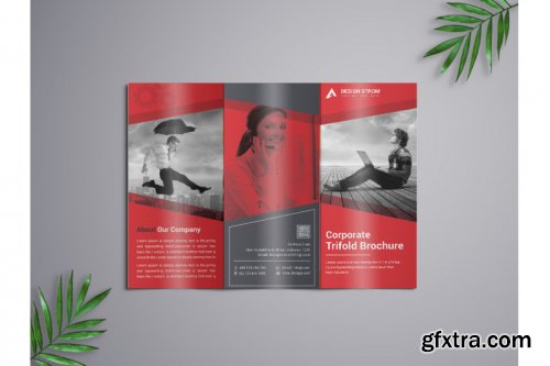 Corporate Trifold Brochure template