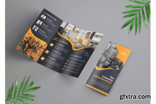 Corporate Trifold Brochure template