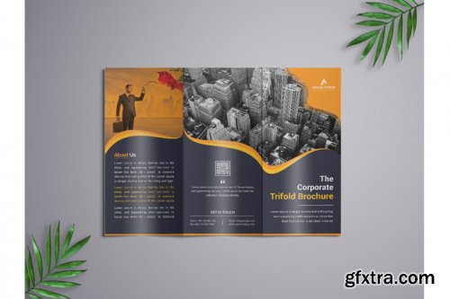 Corporate Trifold Brochure template