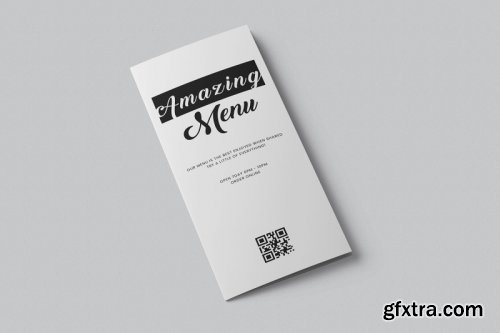 TriFold Food Menu Brochure Template